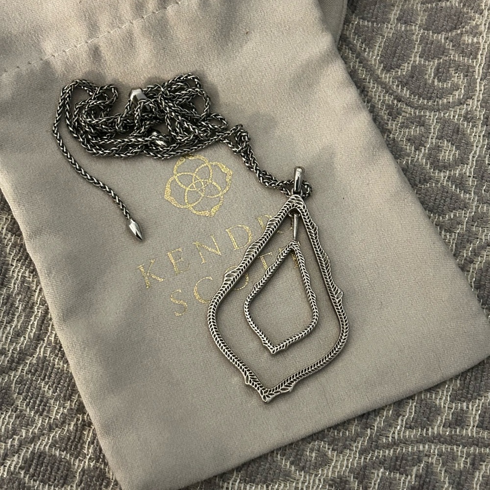 Kendra Scott Simon Silver Pendant Necklace